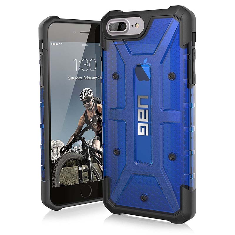 mobiletch-UAG-iPhone-8-7-6-6s-Plus-5-5-inch-screen-Plasma-Feather-Light-Rugged-cobalt